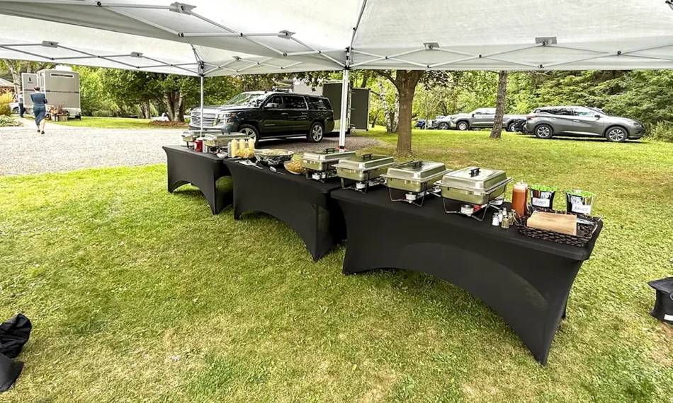 Buffet Tent for Catering Event