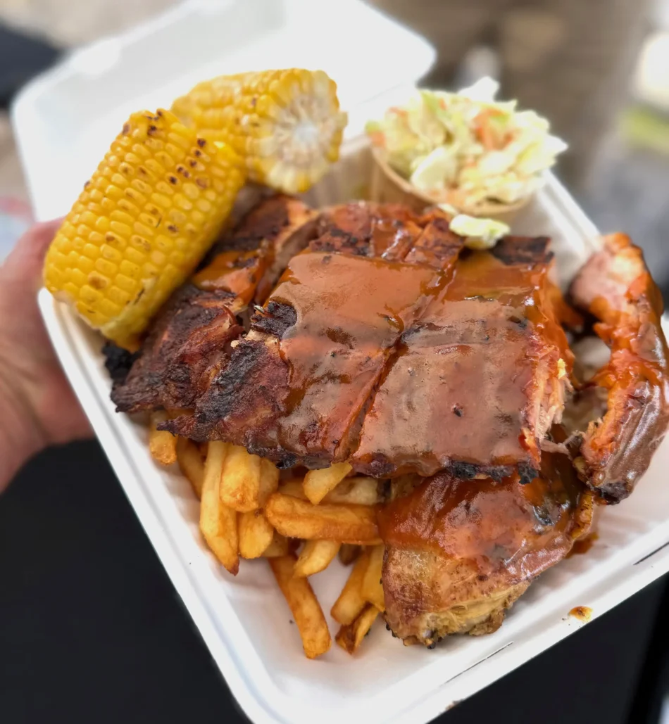 Mouthwatering Rib & Chicken Combo