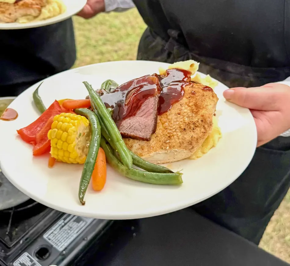 Plated Meal for Catering Event